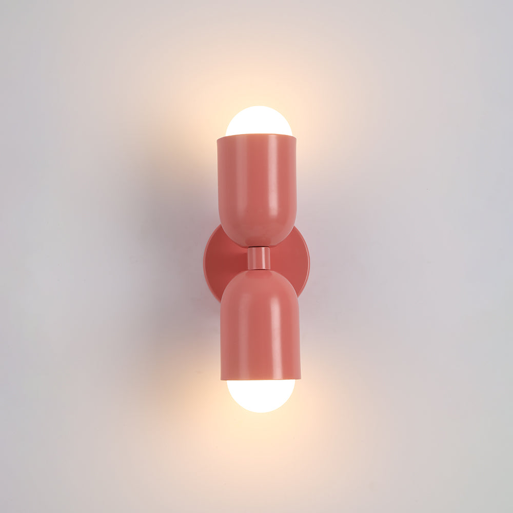 Morandi Moderne LED-Wandleuchte 2-flammig Schwarz Innen/Flur Metall