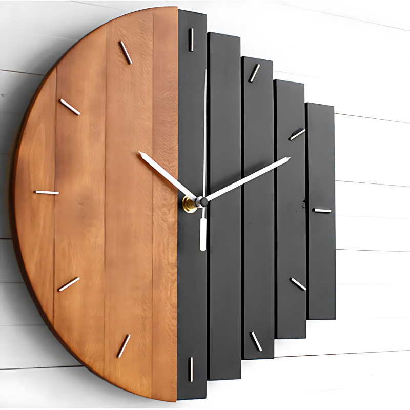 Garduru | Kreative Wanduhr aus Holz im Xylophon-Design