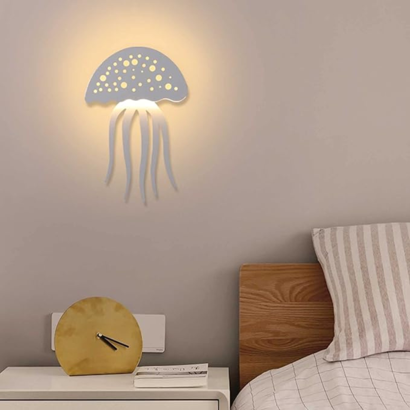LED-Qualle-Wandlicht für Heimdekoration - Einzigartiges vom Ozean inspiriertes Design