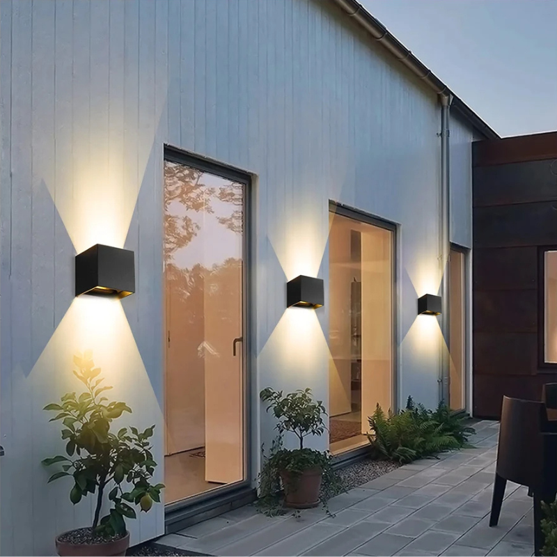 Außenbereich LED-Wandleuchte - Bewegungssensor, Outdoor, Bewegungsmelder, Winkel