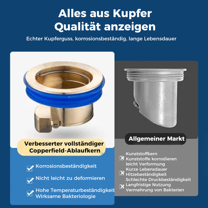 Garduru aus Kupfer für Badezimmer