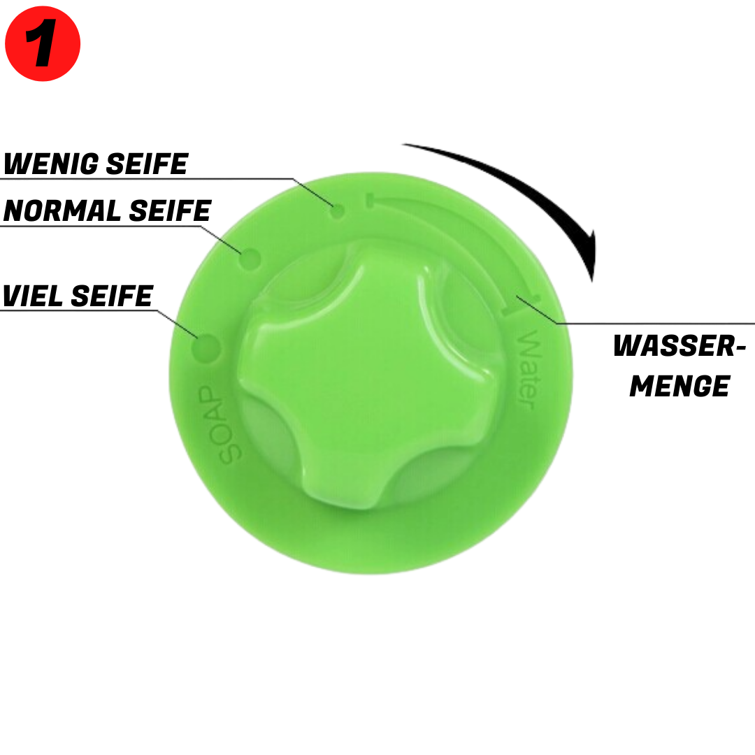 Hundebrause mit Shampoofunktion