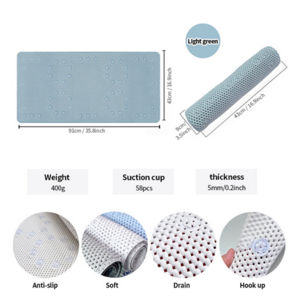 Weiche rutschsichere Badewannenmatte