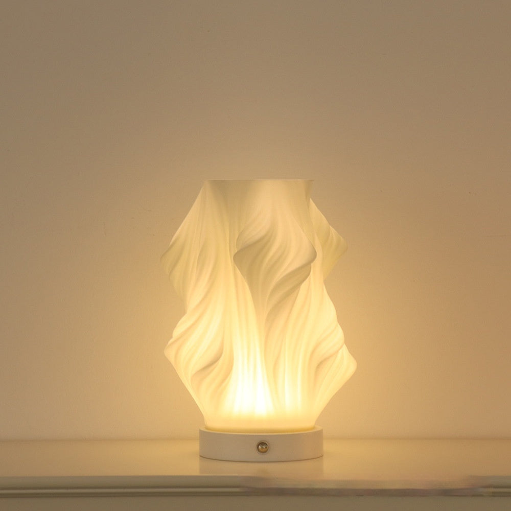 3D gedruckte Vase und Nachtlampe