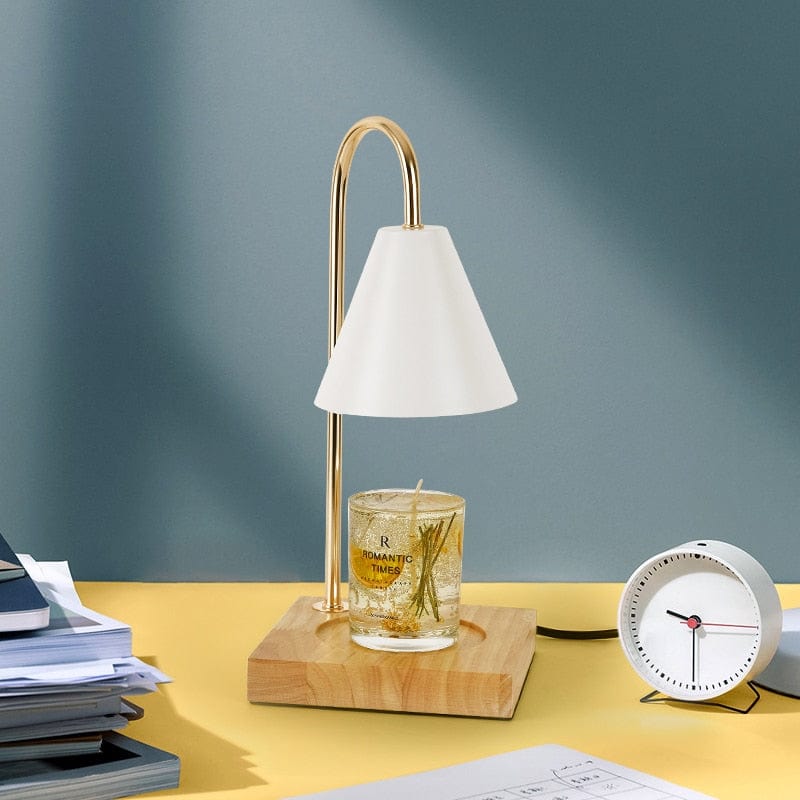 Tischlampe schmelzende Kerzen