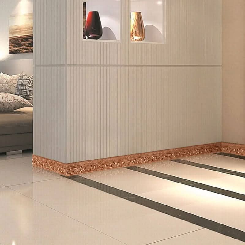 Garduru-Sockel - Selbstklebende Garduru-Wandeinfassung Streifen x 230 cm