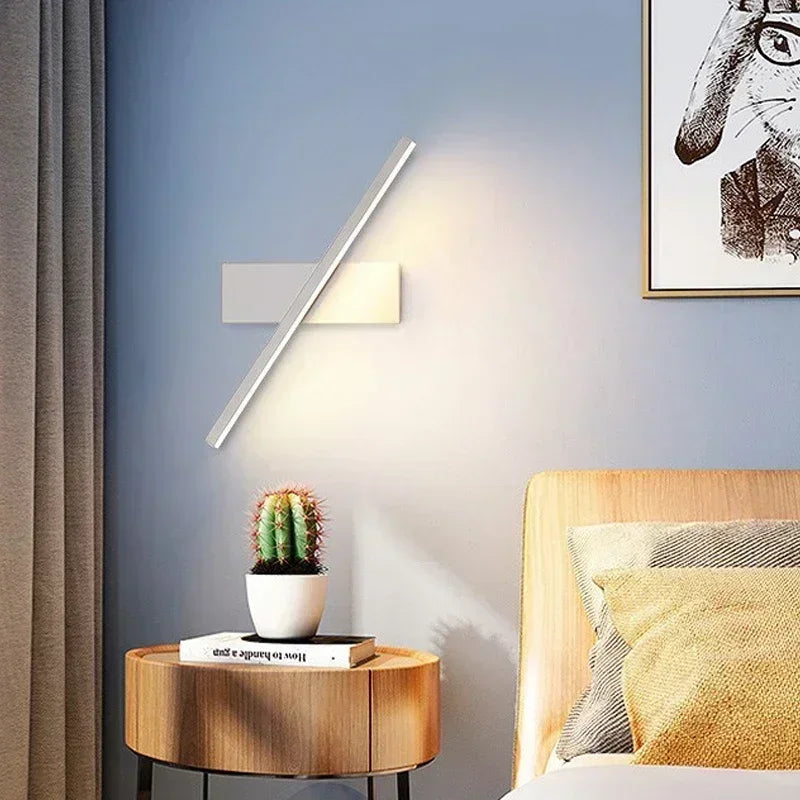 Drehbare Aluminium LED Badezimmer Spiegel Licht Wandmontierte Schminklampe