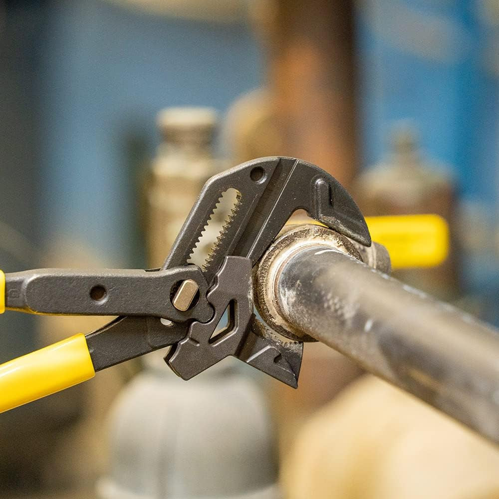 Zangen-Schraubenschlüssel, verstellbare Pumpenzange und glatte Parallelbacken
