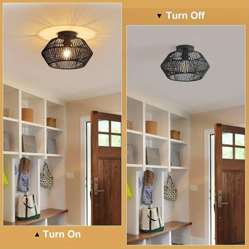 Bohémienne Hängeleuchte - Handgefertigte Lampe für einen eklektischen und warmen Stil