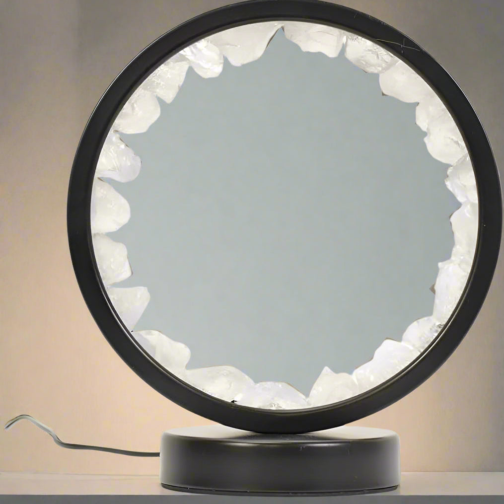 LED-Kristall-Amethyst-Lampe – Natürlicher Heilsteinlicht für Meditation, Wohnkultur & positive Energie