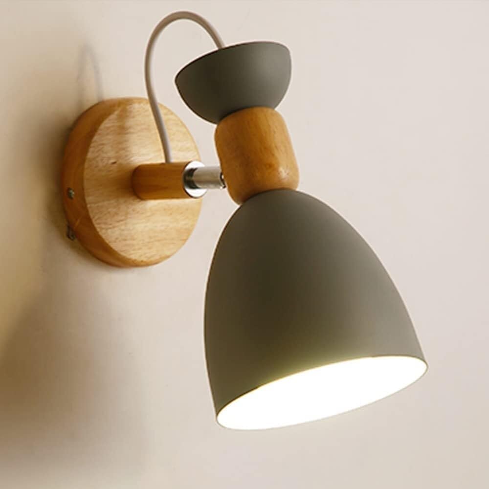 LumoWood - Moderne Holz-Wandleuchte für Schlafzimmer und Flur