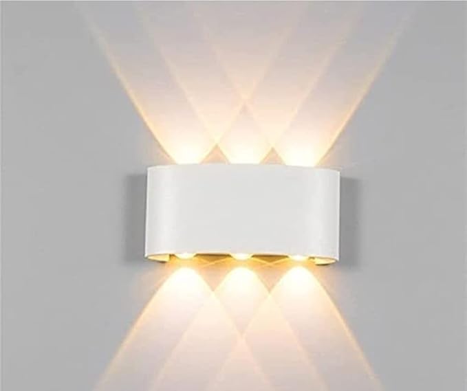 Royelux LED Pentagram Wandlampe - Stilvolle wasserdichte Lampe für Innen- und Außenbereich