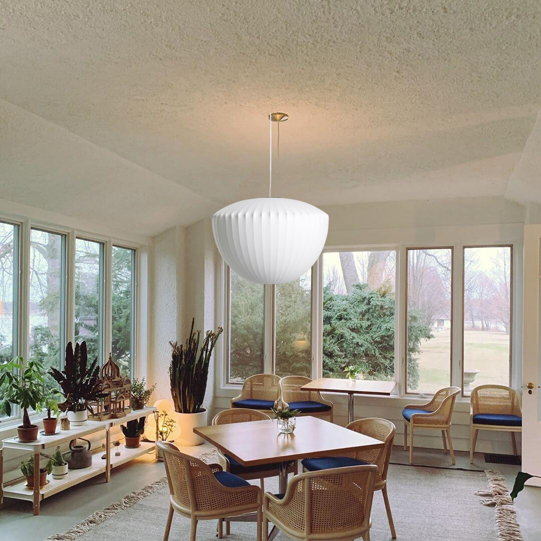 Suspension Nordic - Moderne Holz- und Metalllampe für elegantes Interieur