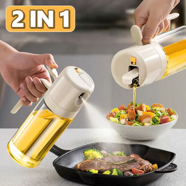 2 in 1 Essig oder Öl Spray - Spender, Karaffe