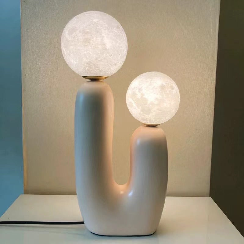 Nordique Glow - Moderne Glastischlampe