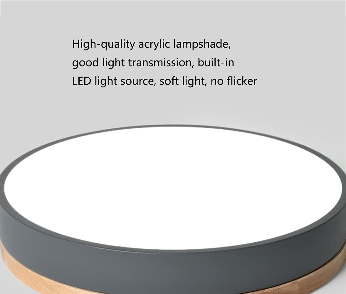 Royallure Organic Runde Flush Mount Deckenleuchte – Elegante LED-Leuchte für modernes Zuhause & Büro