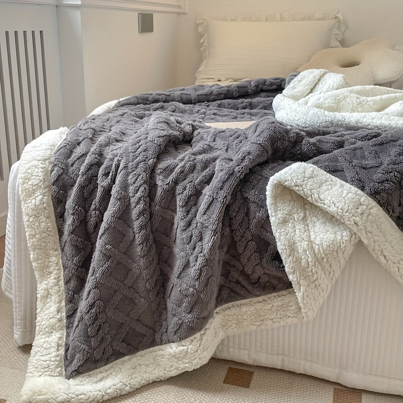 Garduru Fleece-Decke – Dicke Sofadecke für jede Jahreszeit