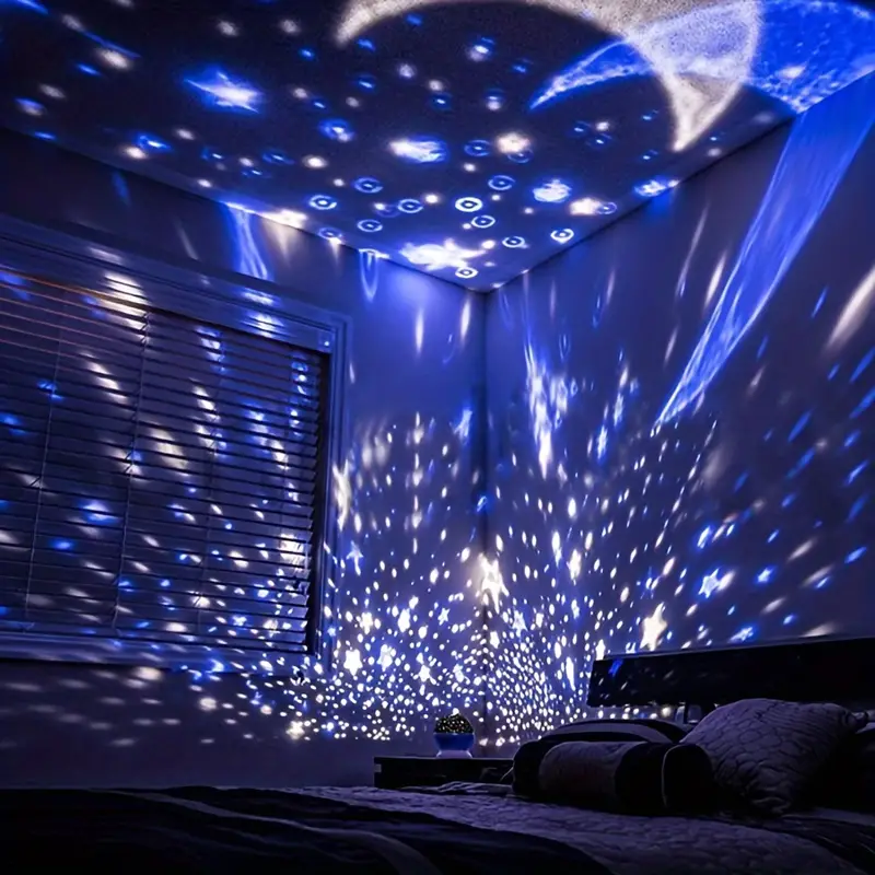 360° himmel-Projektor – Magisches Ambiente für Schlaf- & Wohnzimmer