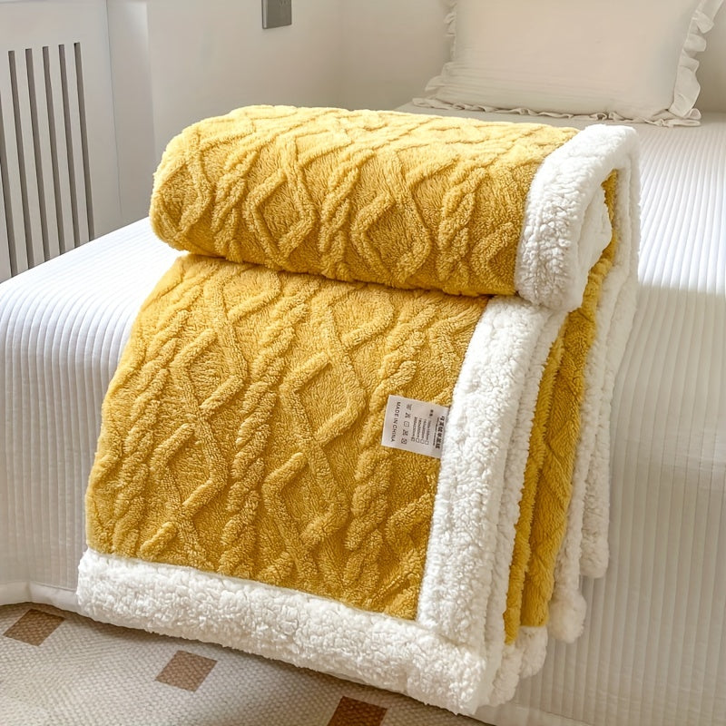 Garduru Fleece-Decke – Dicke Sofadecke für jede Jahreszeit