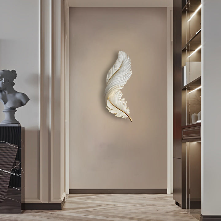Wandkunst Licht Moderne Feder LED Wandleuchte