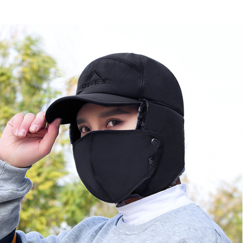 3in1 Wintermütze mit Ohrenschutz