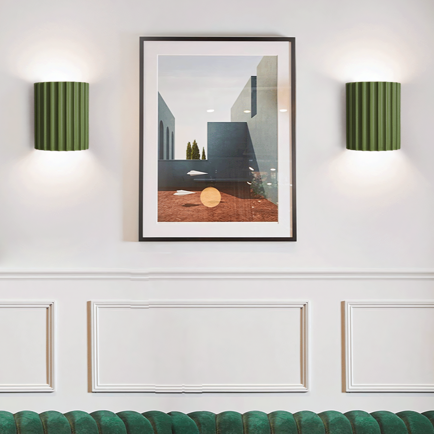 MuraleLuxe – Wandleuchte mit wellenförmigem Design für eine elegante Atmosphäre