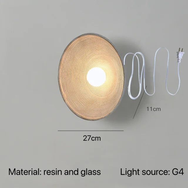 Minimalistische Japanische Wandlampe