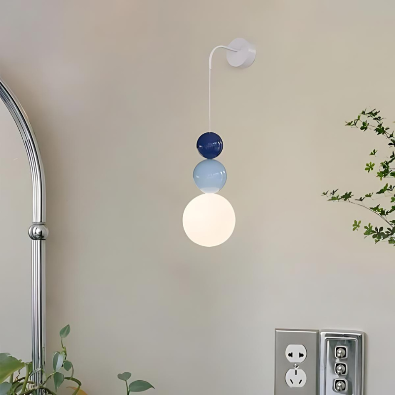 Elfenbein Wandlampe mit einstellbarer Farbtemperatur für Zuhause und Büro