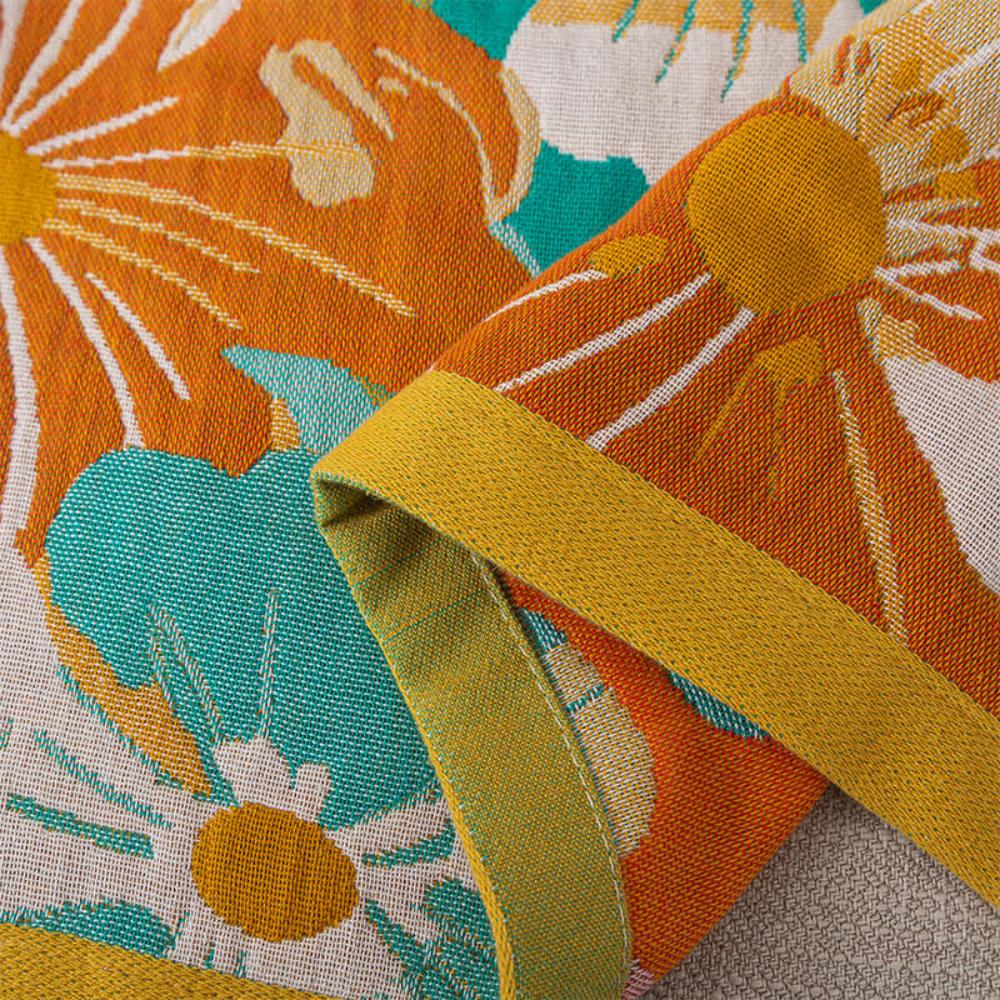 Vibrante Petalen Musselin Badetuch