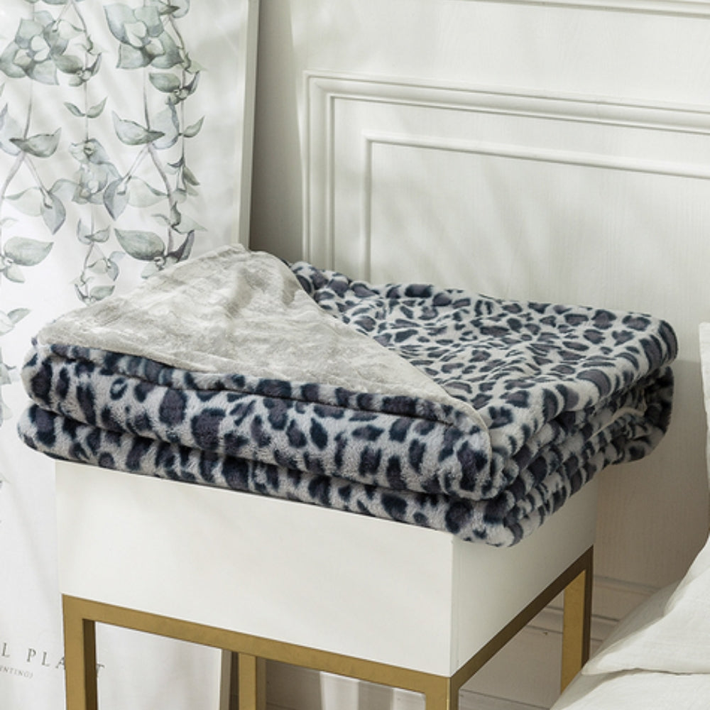Wild Eleganz Leopardenmuster Decke