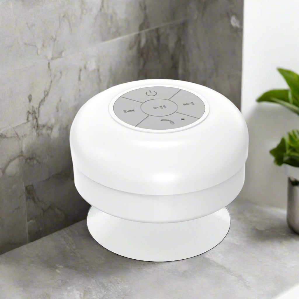 Luxora Wasserdichter Bluetooth Duschlautsprecher mit Saugnapf