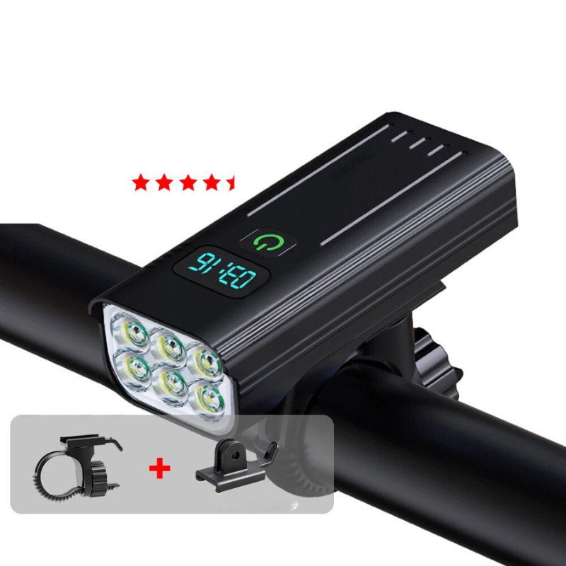 Garduru Power Beam – Ultrahelle Fahrradlampe mit 5000 Lumen & 10000-mAh-Akku