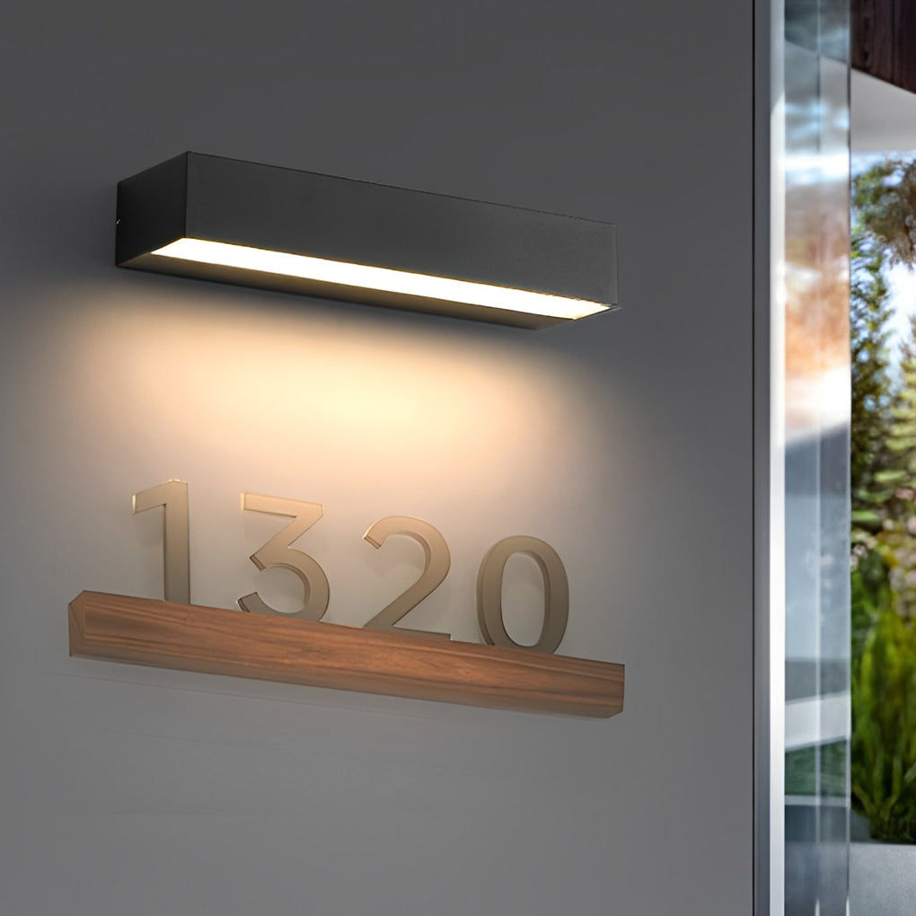 Wandleuchte Modern Schwarz Wasserdicht Außenlampe