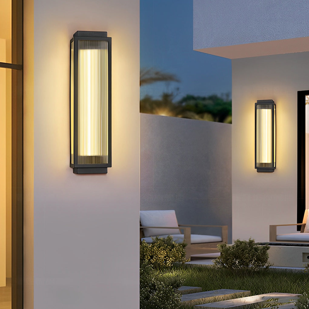 Moderne LED-Wandlampe wasserfest