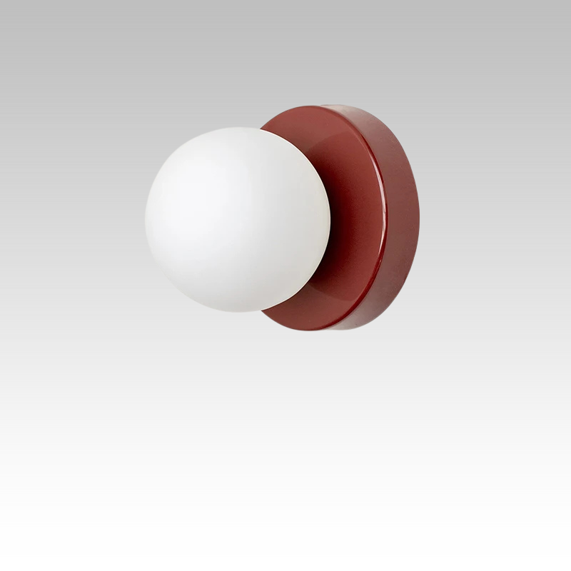 Wandleuchte mit Glasglobus Modernes Design