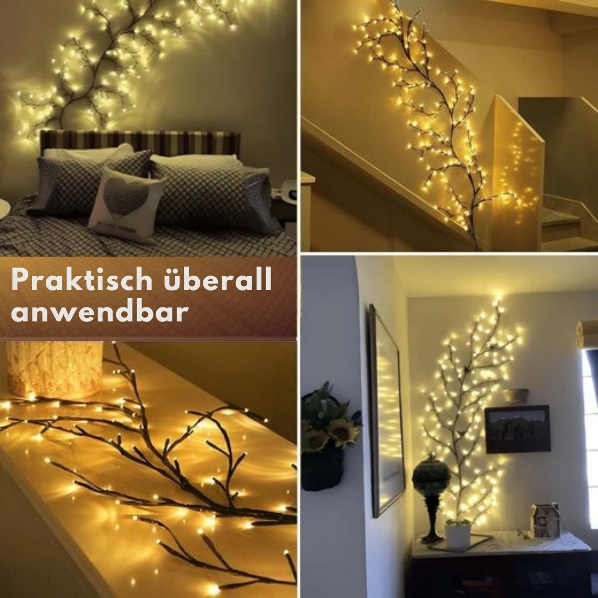 Garduru Weinreben-Lichterkette