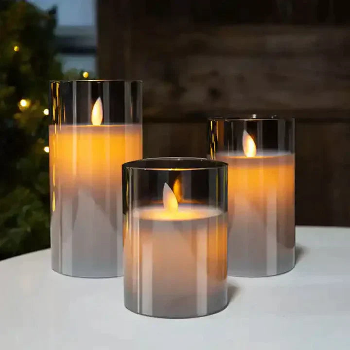 LED-Kerzenset ohne Flamme