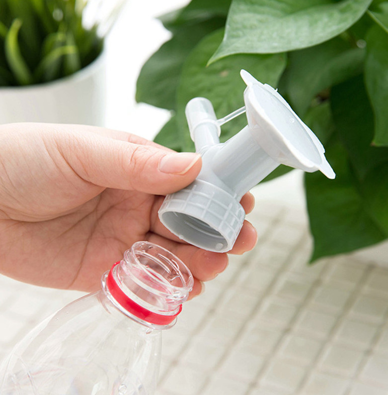 2-in-1 Doppelkappen Flaschen Sprühdüse – Mini Sprühkopf für Gartenbewässerung