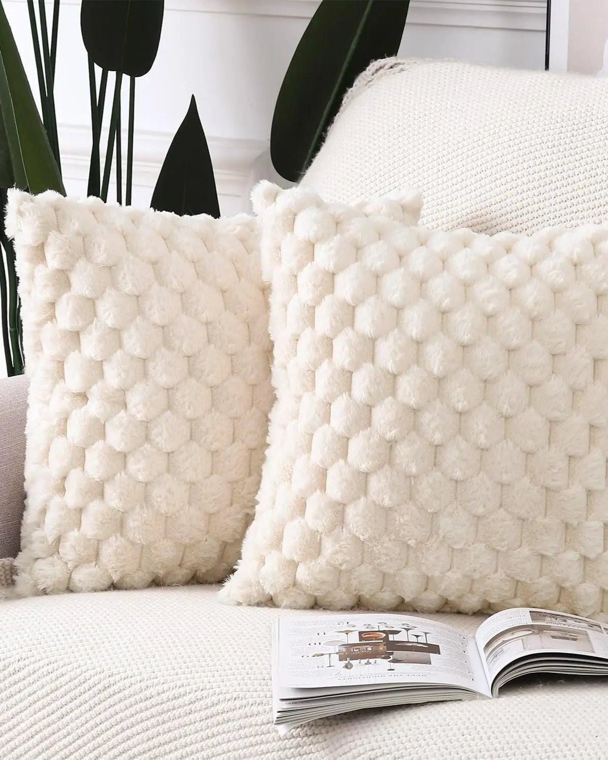 Embrace – Luxuriöses Plüsch-Dekorkissen mit üppiger Textur für eleganten Komfort
