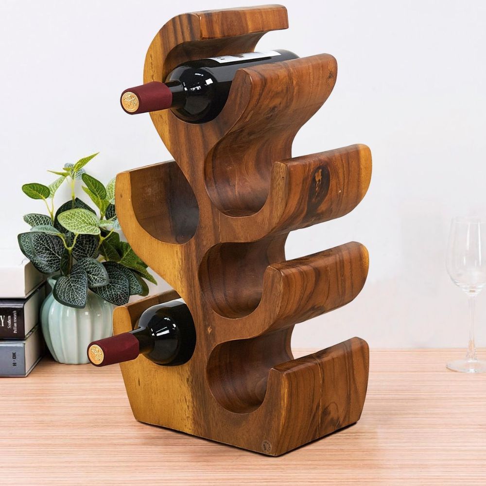 Garduru Weinregal aus Holz – Stilvolle Aufbewahrung für Weine