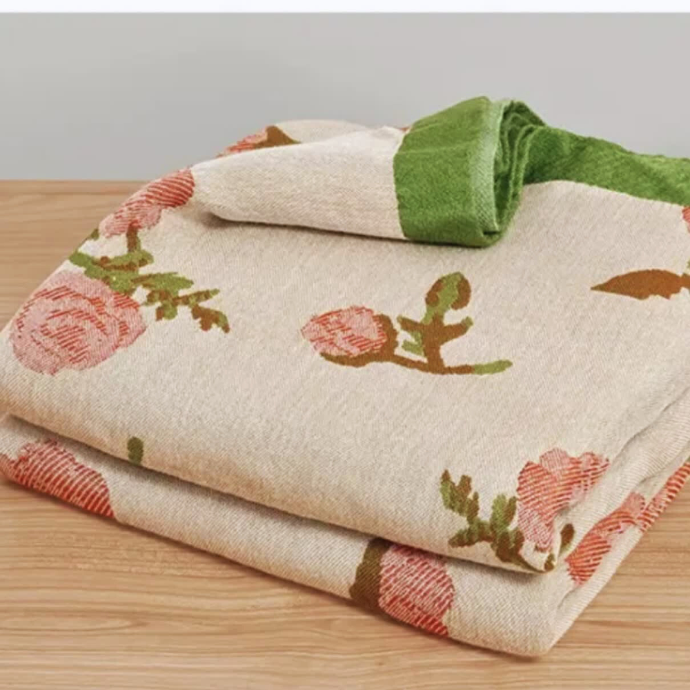 Bamboo Faser Ländliche Rose Kühldecke