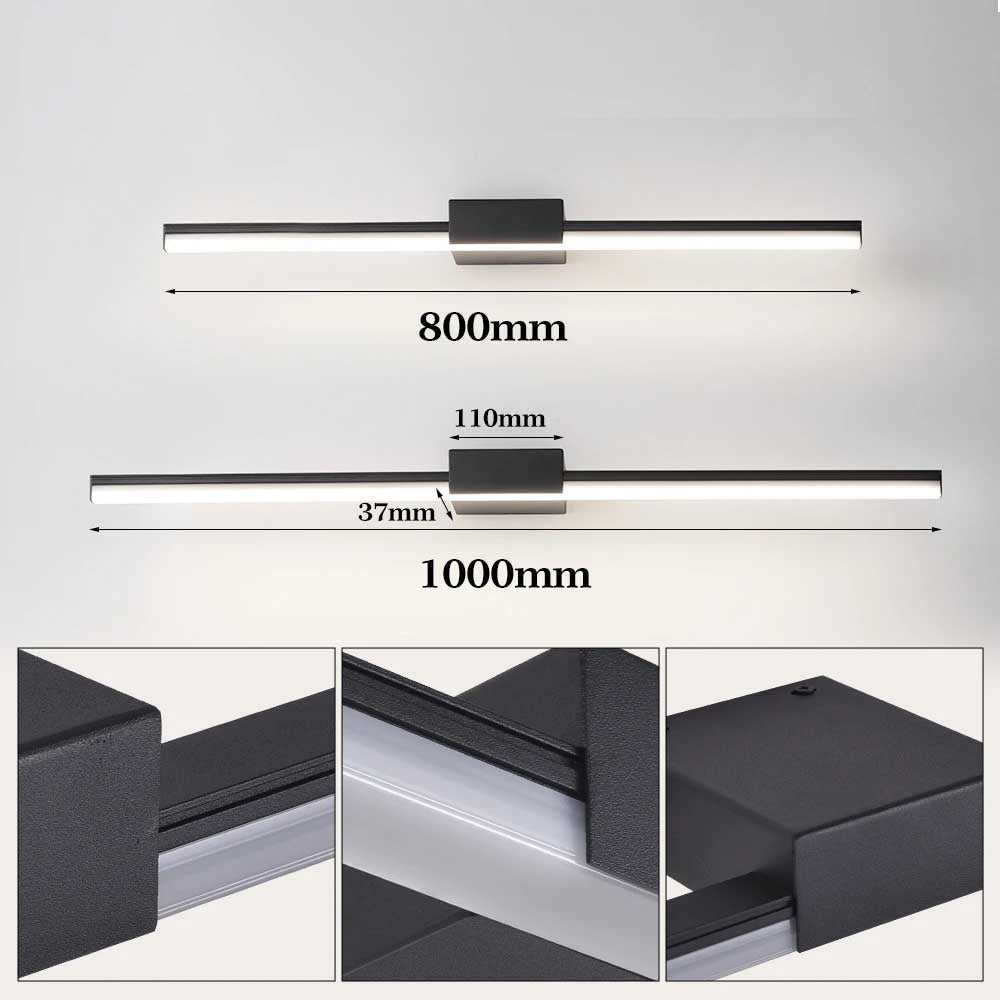Moderne Wandlampe LED Wandleuchte Licht Dekor Lampe Badezimmerbeleuchtung