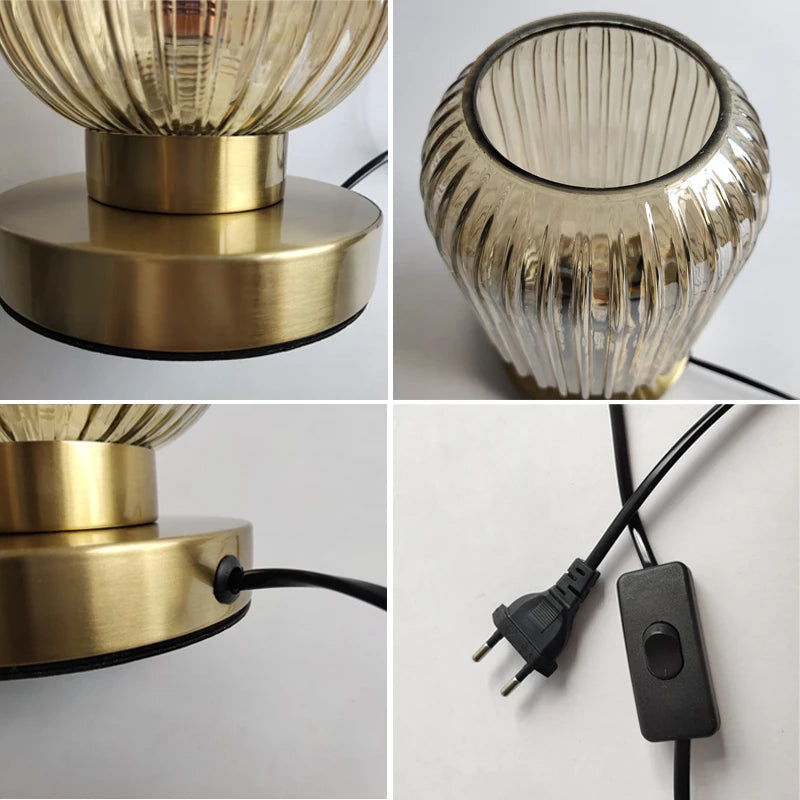 AmberGlow – Luxus Tischlampe mit skandinavischer Wärme
