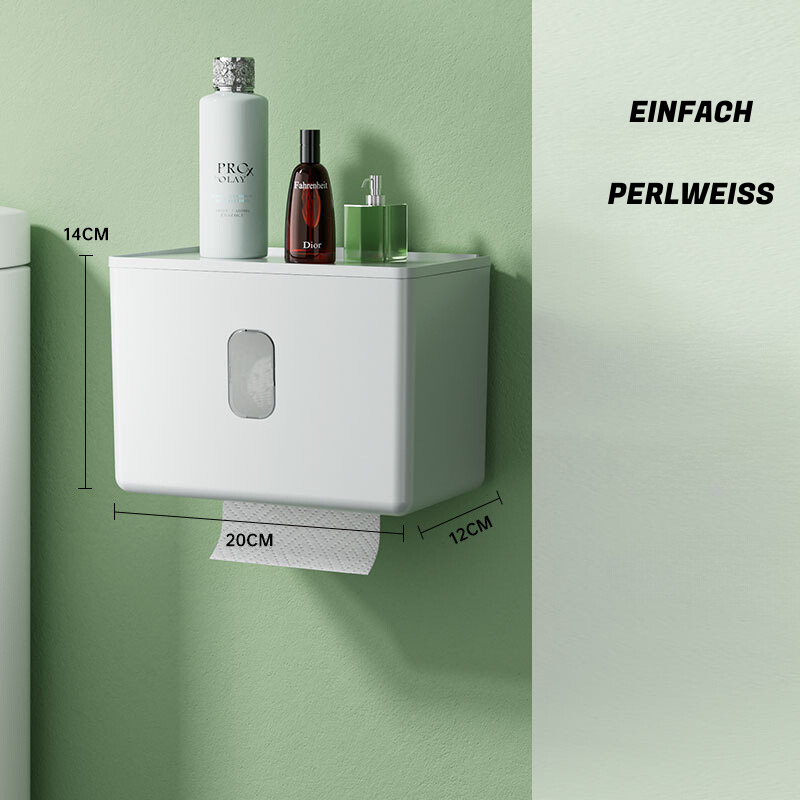 Luxus Toilettenpapierbox - wasserfest, Stauraum, Hygiene