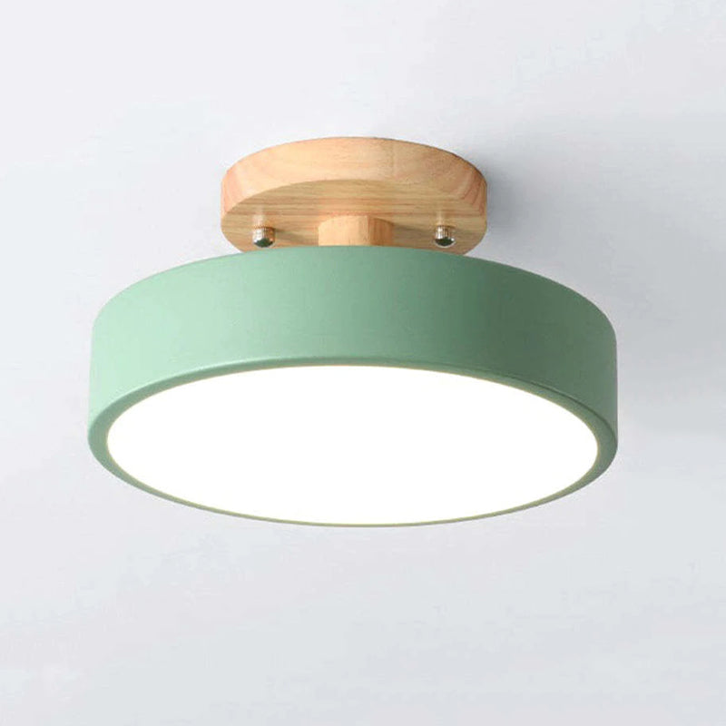 Garduru Holz LED Deckenleuchte – Dimmbar 36W natürliche Eleganz