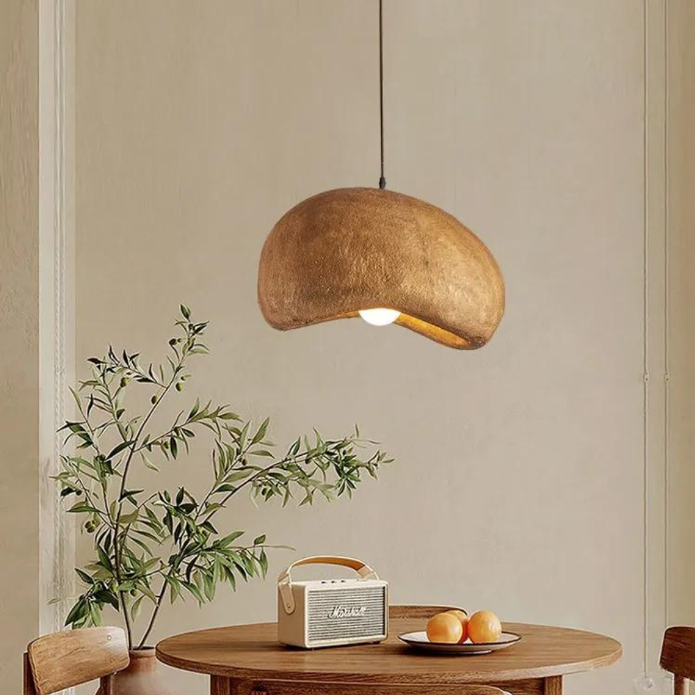 Japandi Stil Wabi-Sabi Wolken-Deckenlampe – Höhenverstellbar, Hochwertiges Harz, 40cm & 50cm Aufbau-Deckenleuchte