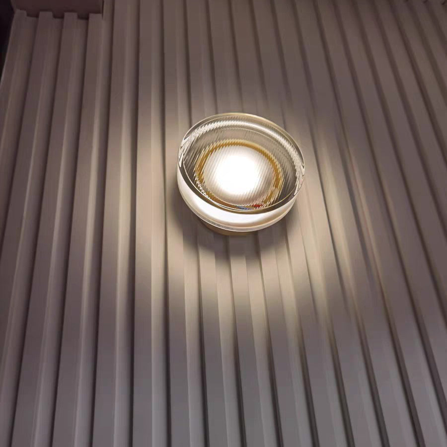 RoyaleGlow Spanische Glas LED Wandleuchte - Luxus Nachtisch Dekorative Wandlampe