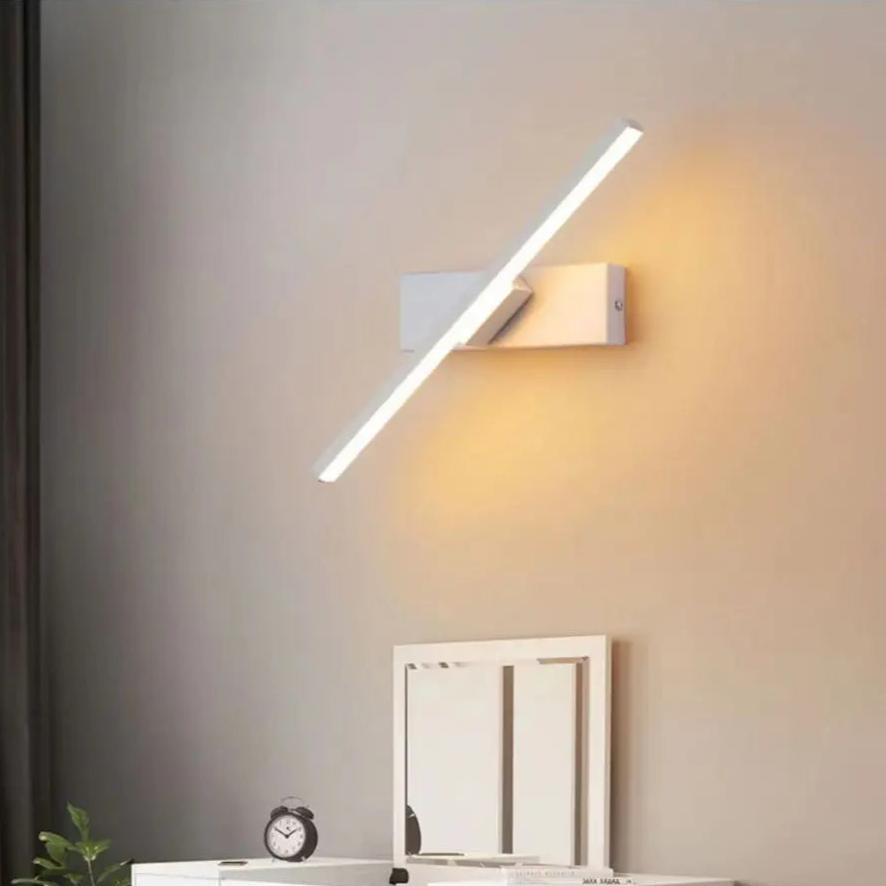 Drehbare LED-Wandleuchte - Moderne Lampe für Schlafzimmer & Wohnzimmer