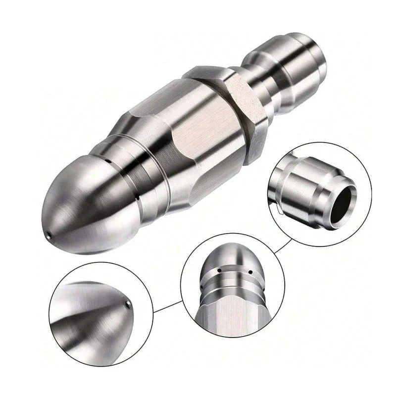 Royaleva Hochdruckreiniger Abfluss Jetter Düse mit 1/4'' Schnellverbinder