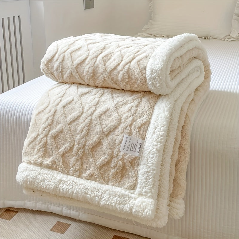 Garduru Fleece-Decke – Dicke Sofadecke für jede Jahreszeit